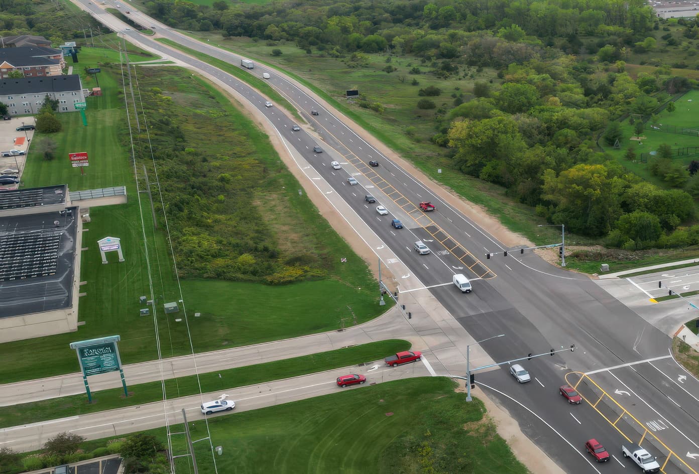 Northwest Arterial reconstruction Dubuque with MIRAFI