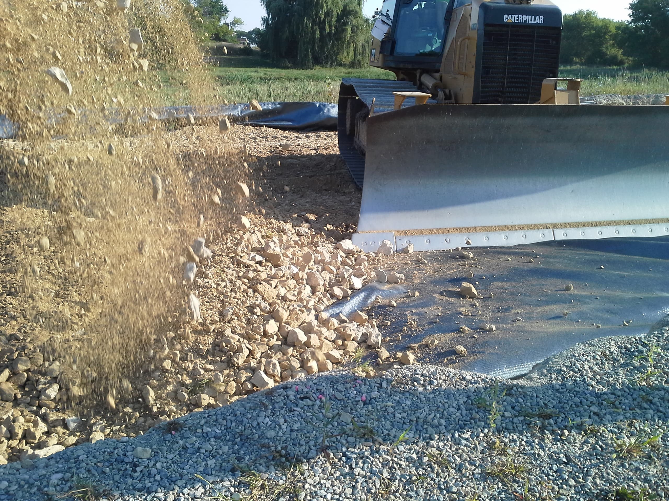 Roadway reconstruction on STH-106 with MIRAFI